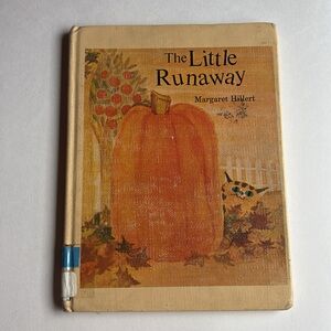 Vintage The Little Runaway Hardcover Book by Margaret Hillary